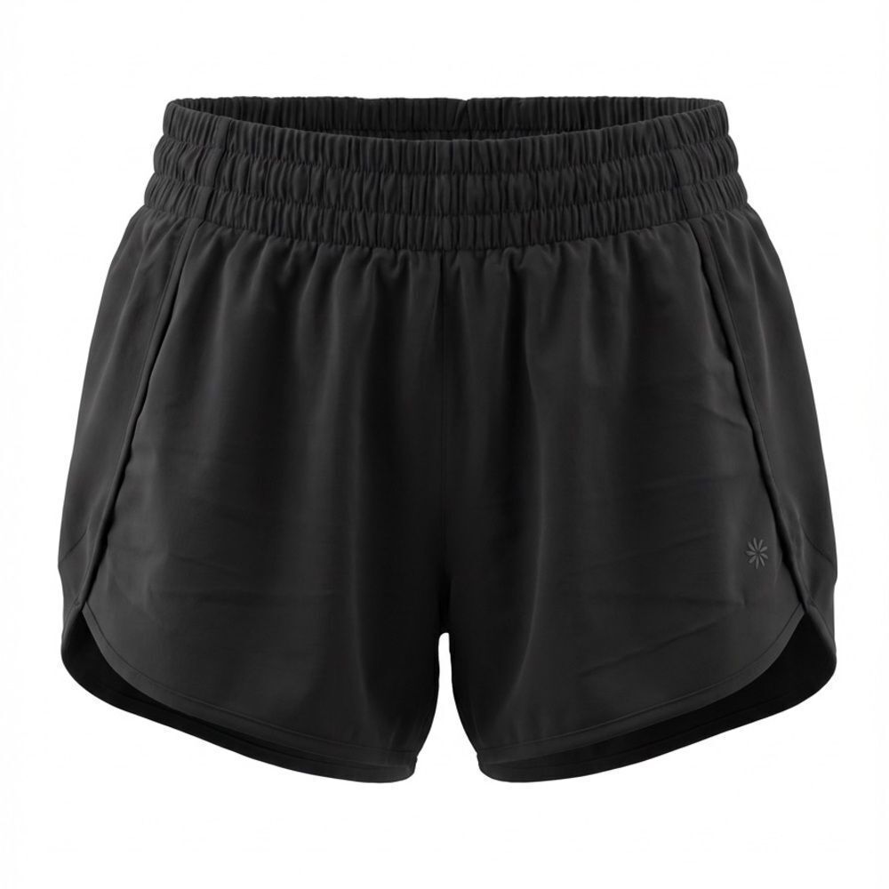 ATHLETA WOMENS BLACK ATHLETIC SHORTS SIZE S